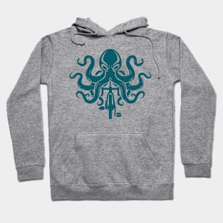 Cycling octopus Design Hoodie